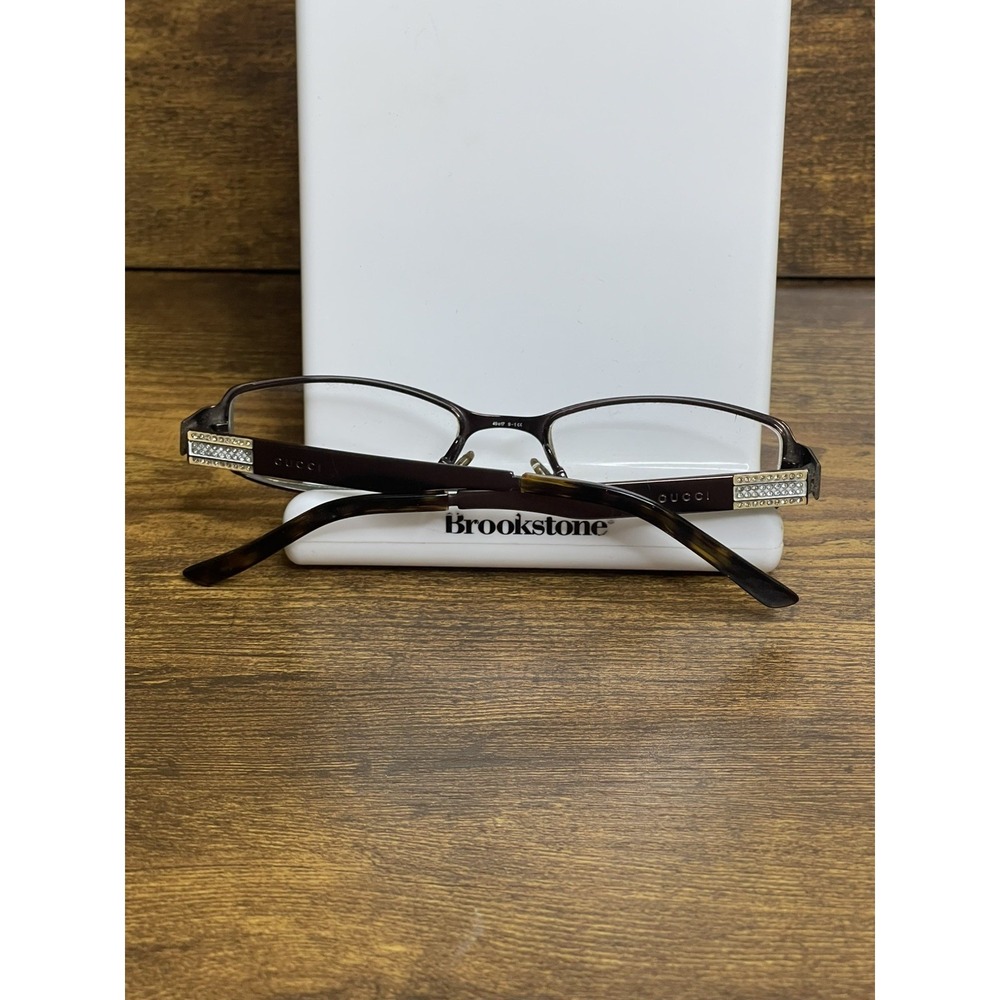 Gucci GG 2769/STRASS Eyeglasses Women Bronze Frame Crystal Detail FRAME ONLY - Picture 2 of 10